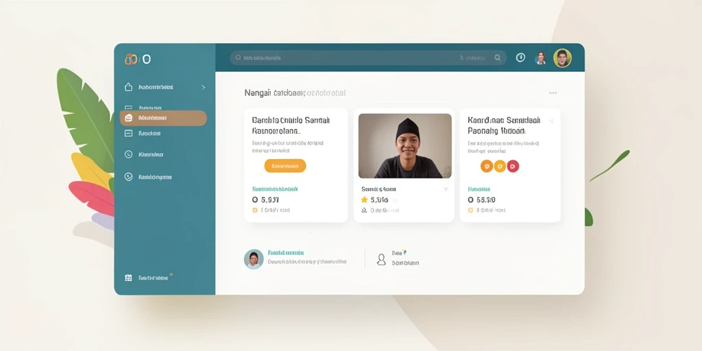 Tampilan antarmuka yang user-friendly.