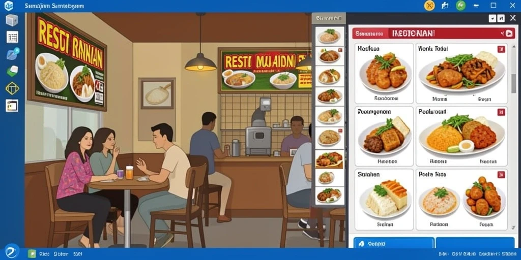 Tampilan awal aplikasi BINGO4D yang menarik.