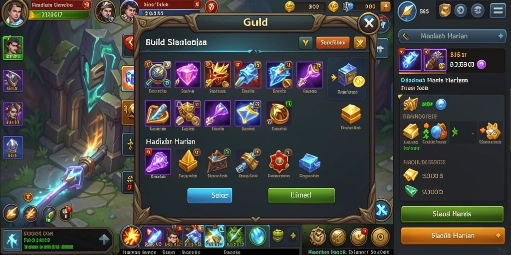 Screenshot menunjukkan antarmuka pengguna yang menarik.