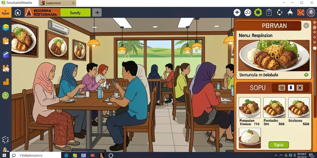 Tampilan mobil balap yang keren dan detail.