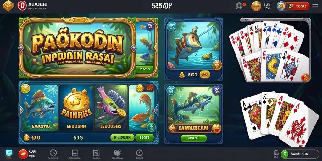 Tampilan utama aplikasi dengan desain yang menarik.