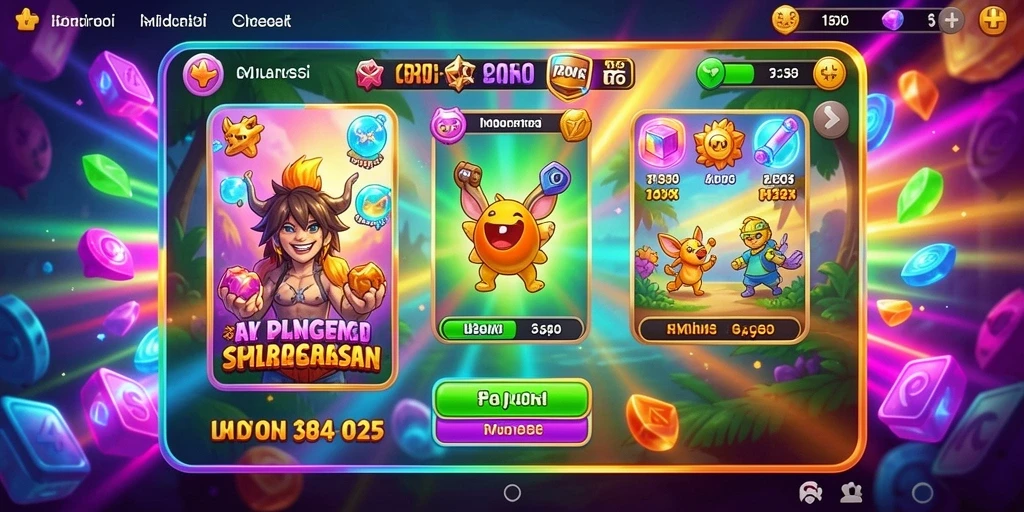 Tampilan awal game yang menarik dengan grafik yang memukau.