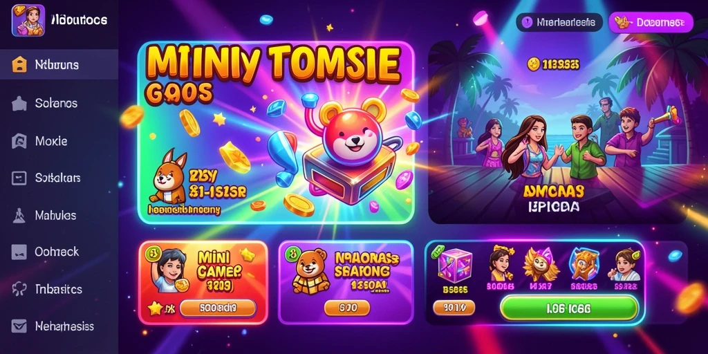 Tampilan awal game yang menarik dan penuh warna.