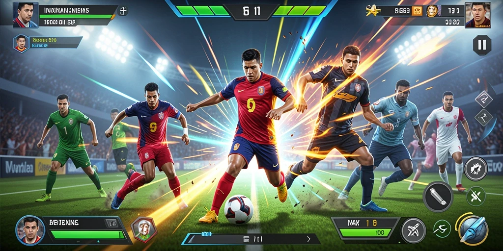 Tangkapan layar menampilkan grafik yang memukau di dalam game.