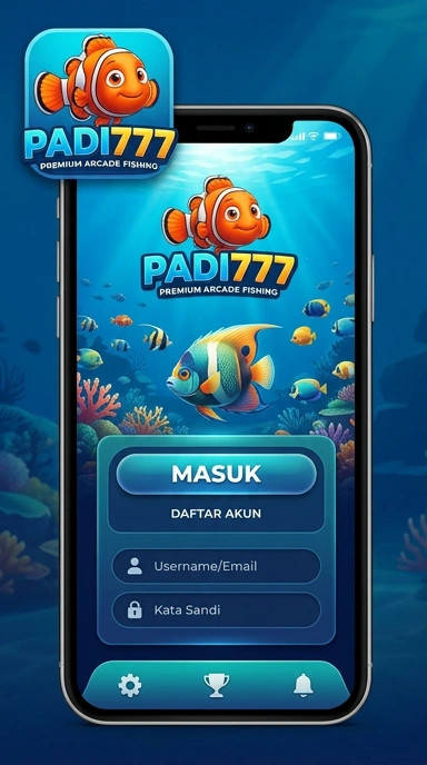 Cuplikan layar menu unduhan padi777 untuk perangkat Android